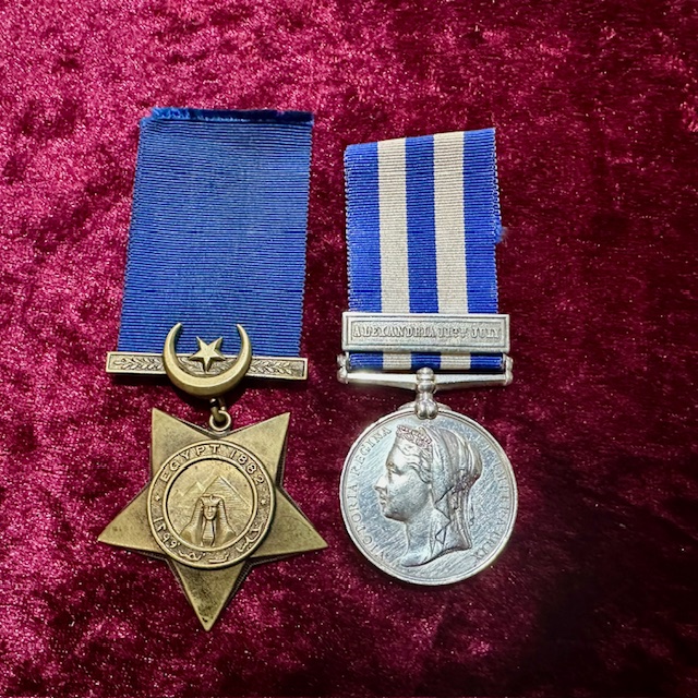 Ref: 5606 - Victorian Egypt Campain Medal Pair.